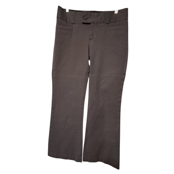 Banana Republic Martin Gray Flare Pants Tailored Elegance - Picture 2 of 7